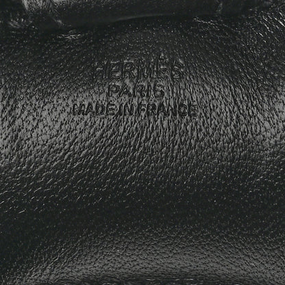 Hermes Milo Lambskin Grigri Rodeo Horse Bag Charm PM So Black 3 of 5