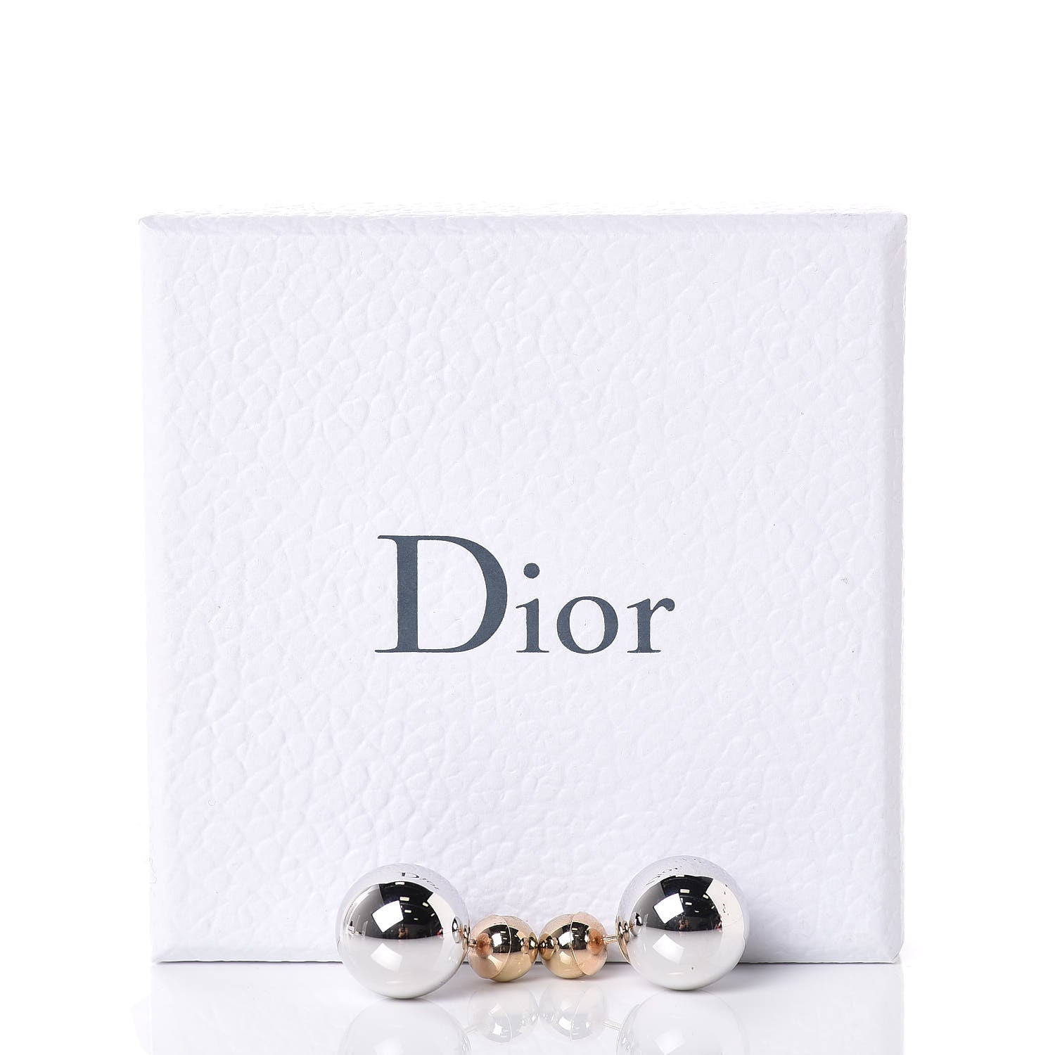 Christian Dior Mise En Dior Tribal Earrings Gold Silver 4 of 4