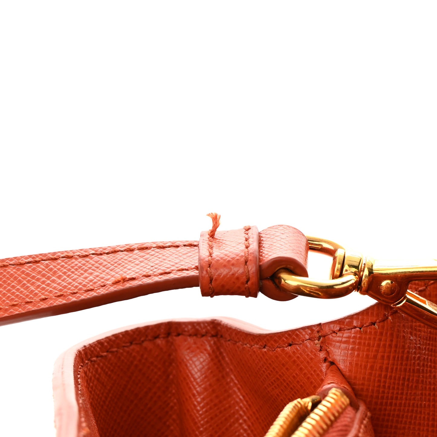 Saffiano Lux Medium Tote Papaya