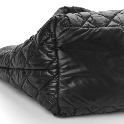 Chanel Nylon Quilted Small Coco Cocoon Reversible Tote Black 8 of 9