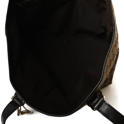 Gucci Monogram Medium Jolicoeur Tote Dark Brown 20 of 20