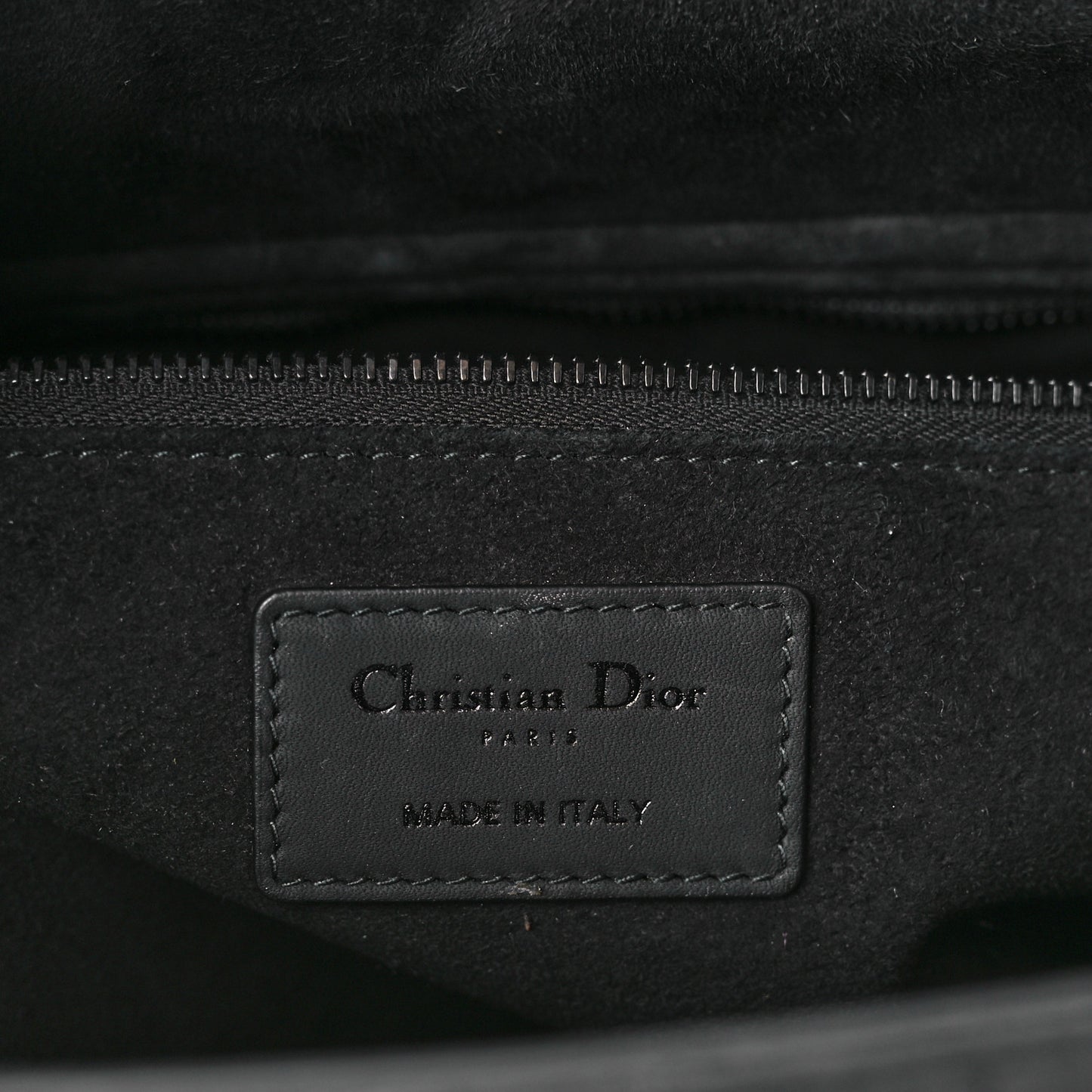 Ultra Matte Calfskin Cannage Large Lady Dior Black