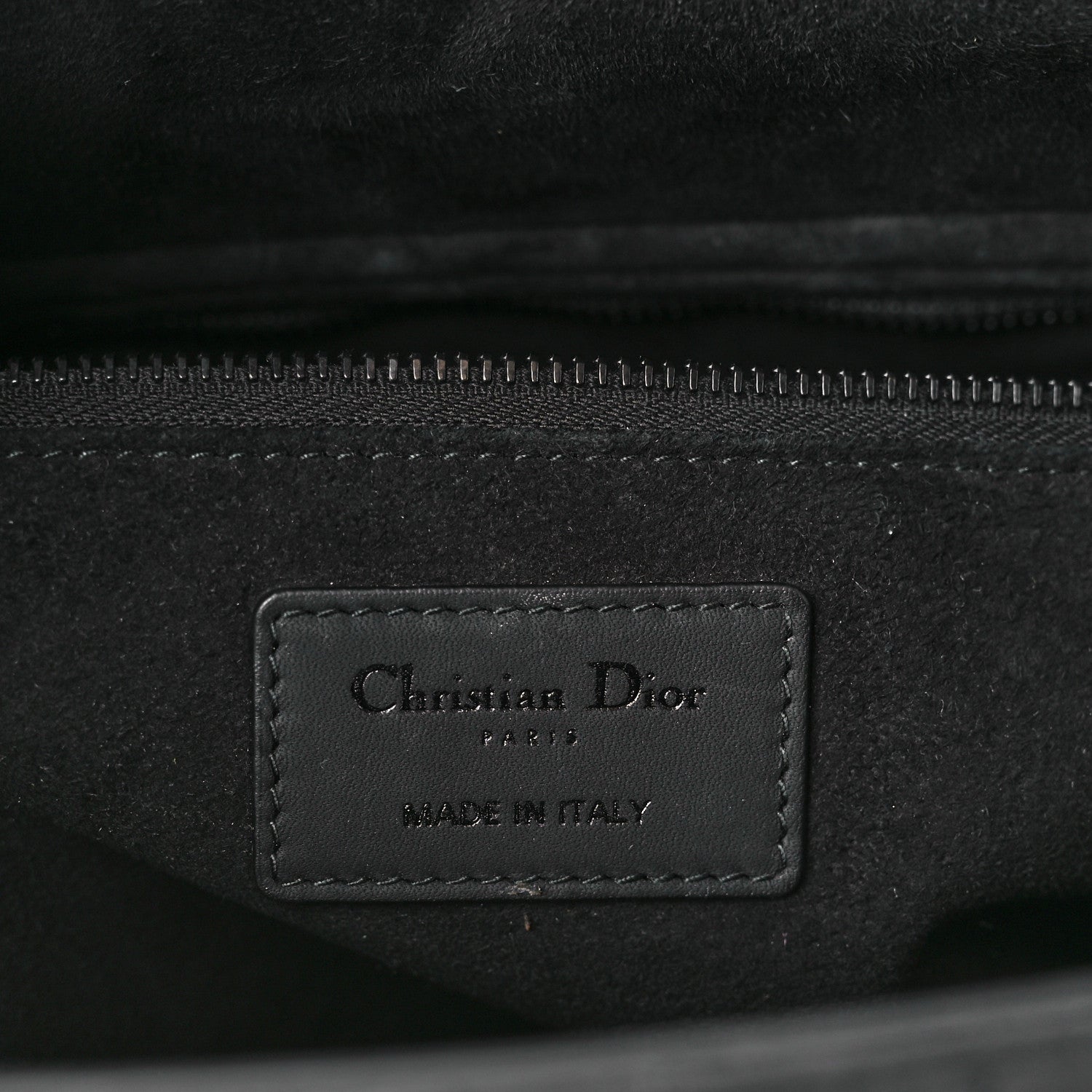 Christian Dior Ultra Matte Calfskin Cannage Large Lady Dior Black 6 of 12