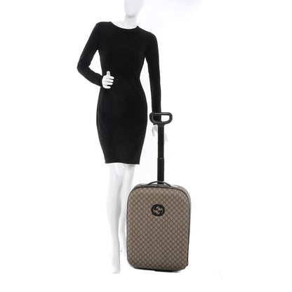 Gucci GG Plus Monogram Small Interlocking G Trolley Brown 2 of 13