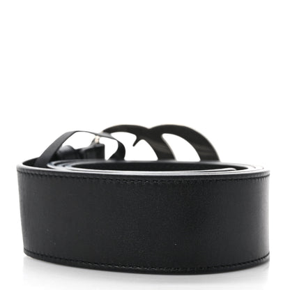Gucci Moon Calfskin Nickel Double G 40mm Belt 90 36 Black 2 of 4