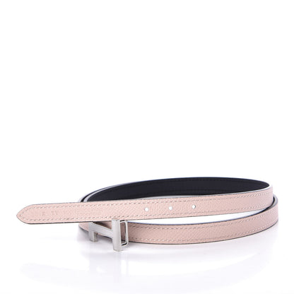 Hermes Swift Epsom 13mm Focus Belt 80 Rose Eglantine Bleu Indigo 3 of 6