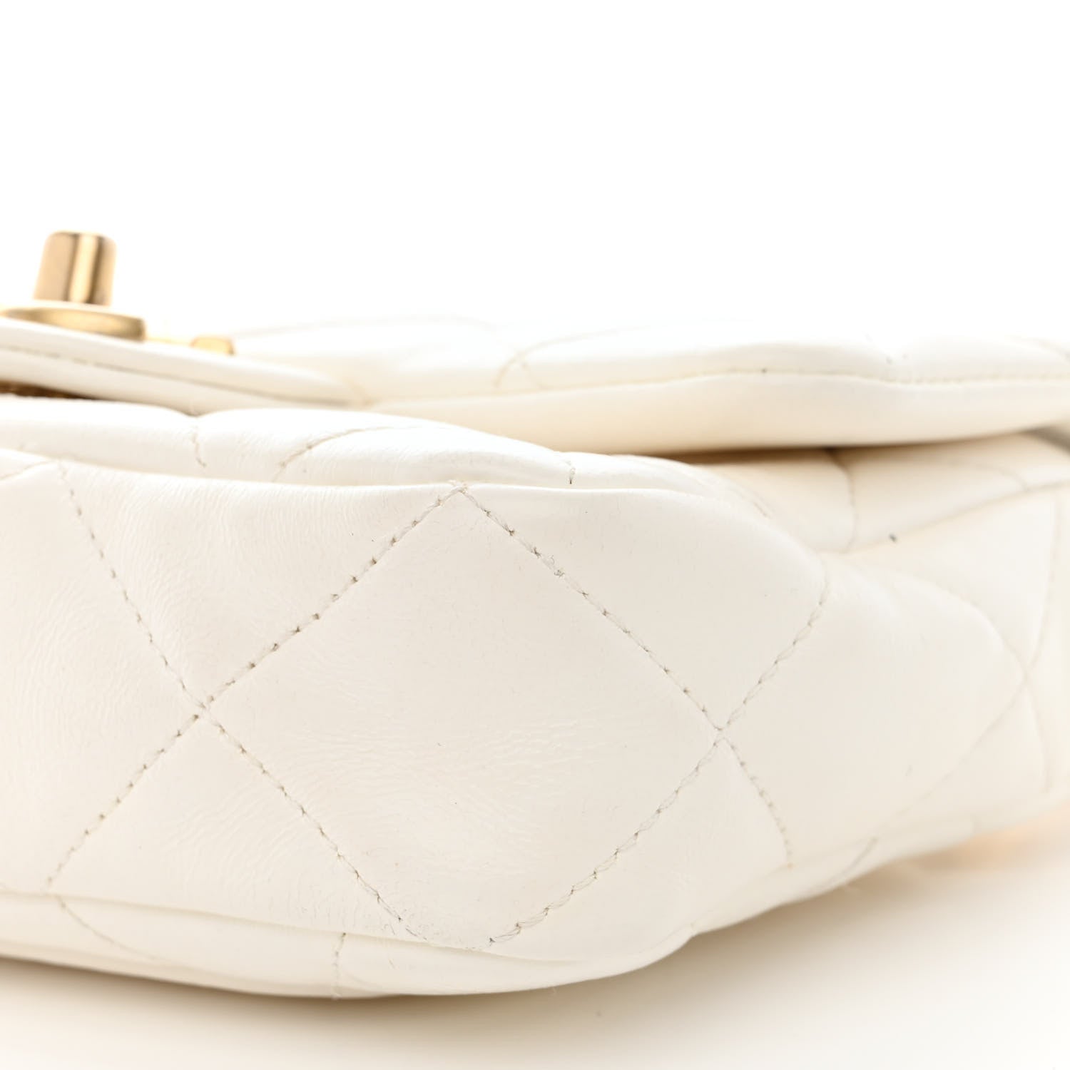Chanel Lambskin Quilted Mini Funky Town Flap White 10 of 10