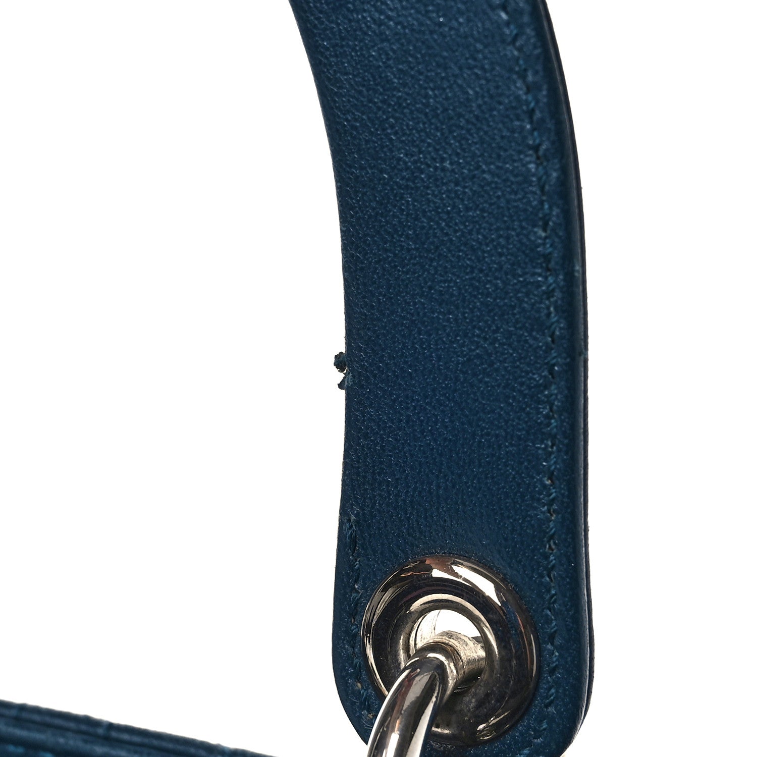 Christian Dior Lambskin Cannage Medium Lady Dior Blue 10 of 10