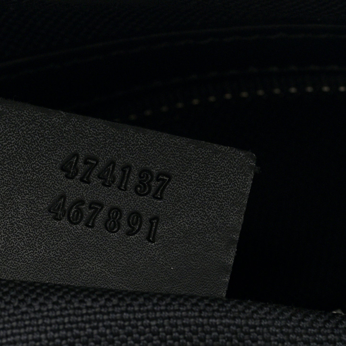 GG Supreme Monogram Appia Calfskin Web Flat Messenger Bag Black Grey Black Grey