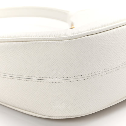 Prada Saffiano Lux Mini Re-Edition Shoulder Bag White 8 of 8