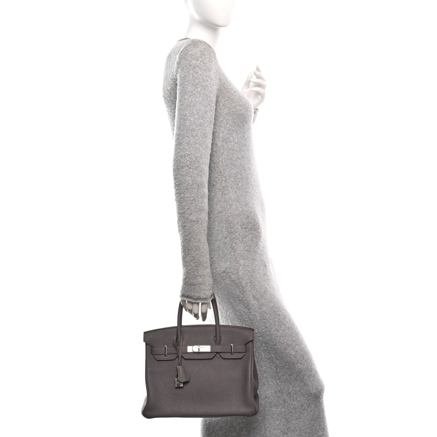 Hermes Togo Birkin 30 Etain 2 of 10