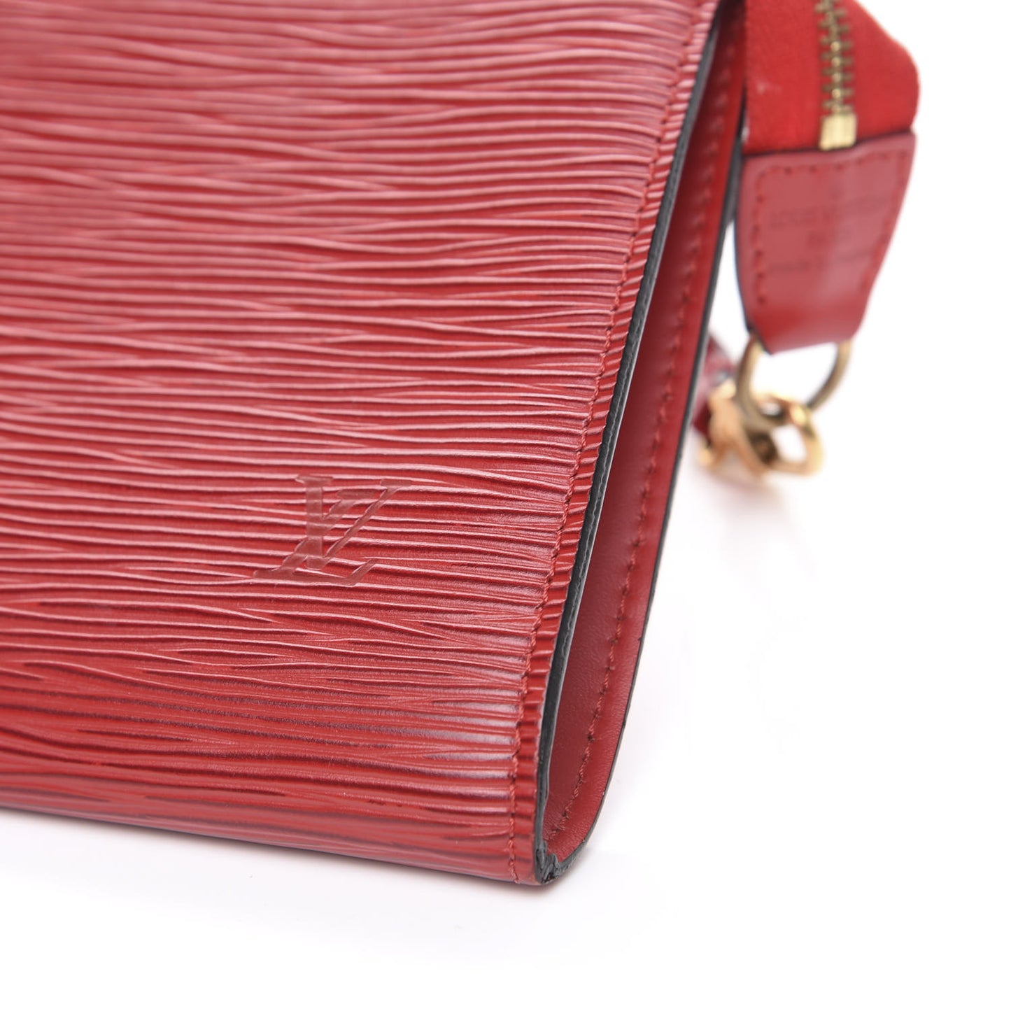 Epi Pochette Accessories 21 Castillan Red