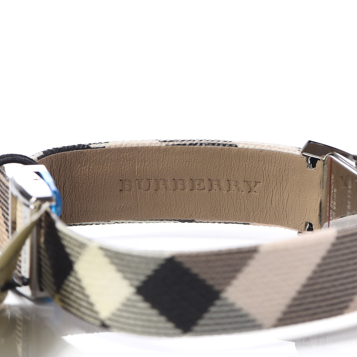 Burberry Stainless Steel Calfskin 20mm Heritage Nova Check Quartz Watch BU9503 6 of 7