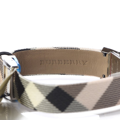 Burberry Stainless Steel Calfskin 20mm Heritage Nova Check Quartz Watch BU9503 6 of 7