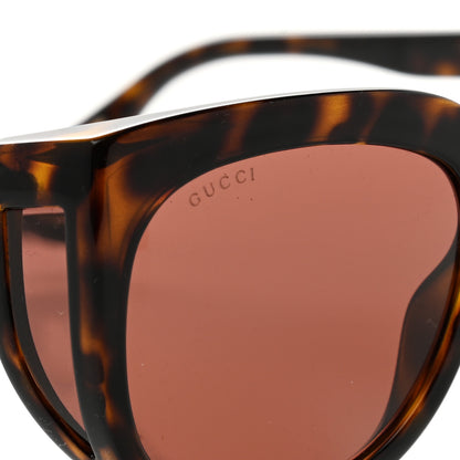 Gucci Square Frame GG0468S Sunglasses Tortoise 7 of 7