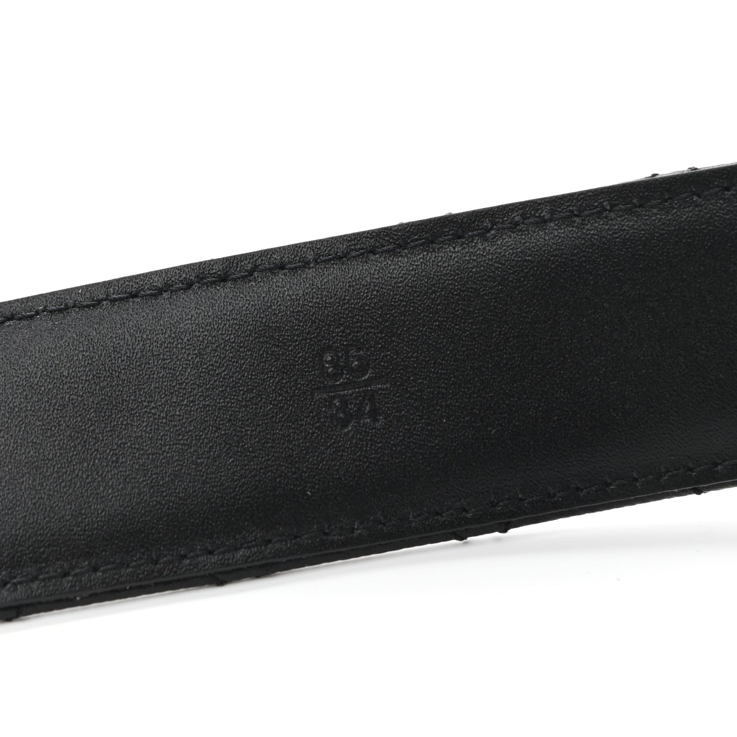 Caviar Quilted CC Chain Belt 85 34 Black