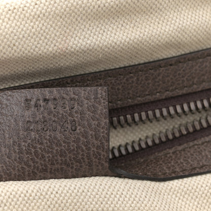 Gucci GG Supreme Monogram Web Ophidia Half Moon Hobo Brown 6 of 11