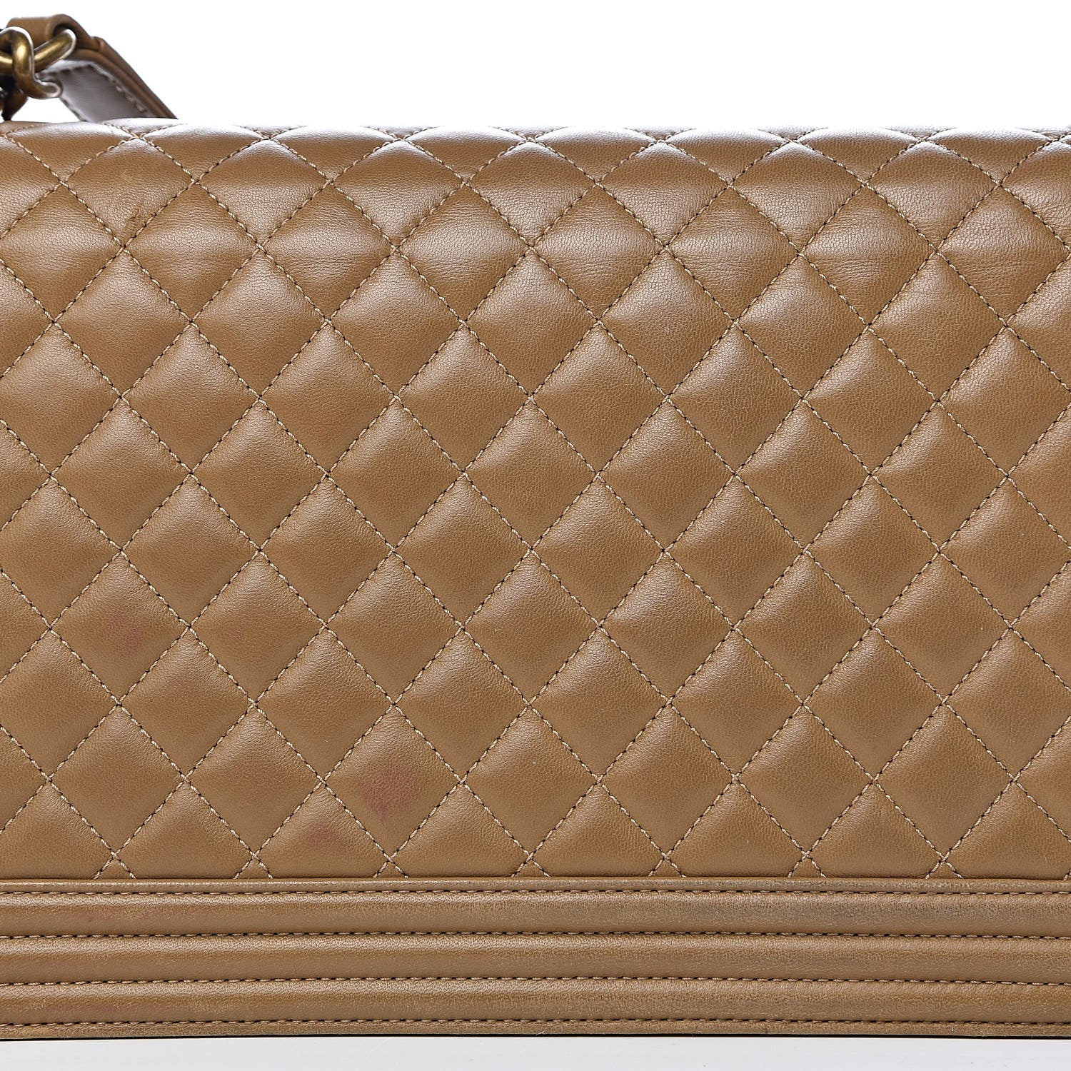 Chanel Lambskin Quilted New Medium Boy Flap Beige 10 of 16