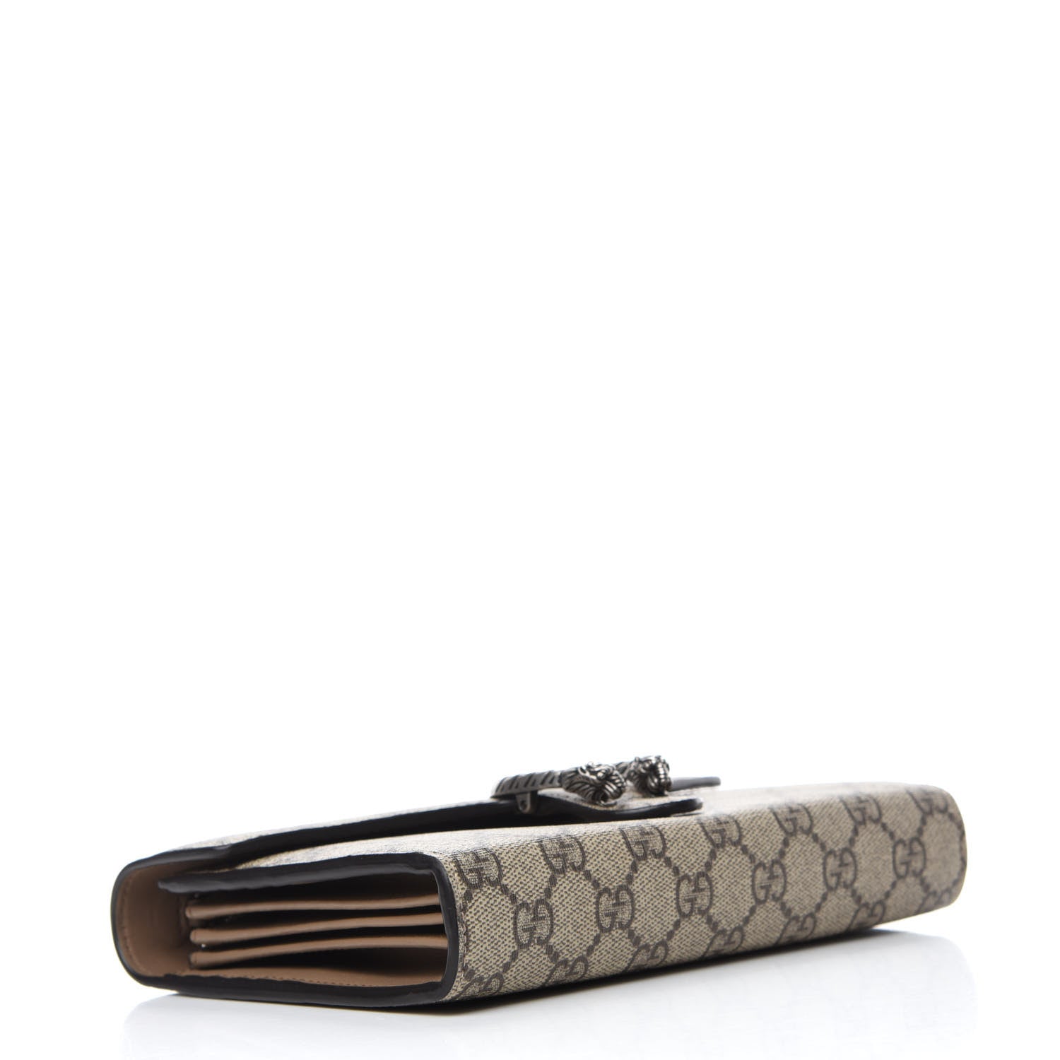 Gucci GG Supreme Monogram Mini Dionysus Chain Wallet Beige Taupe 4 of 13