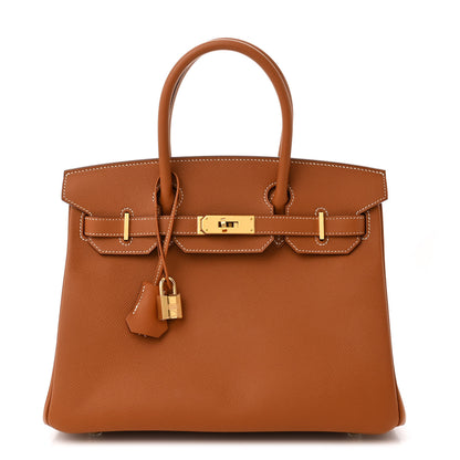 Hermes Epsom Birkin 30 Gold 1 of 11