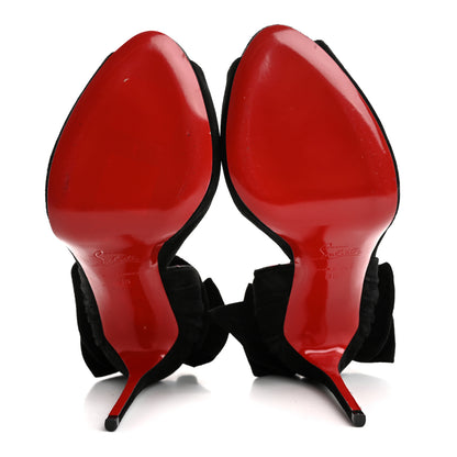 Christian Louboutin Suede Rabakate 100 Pumps 36 Black 6 of 12