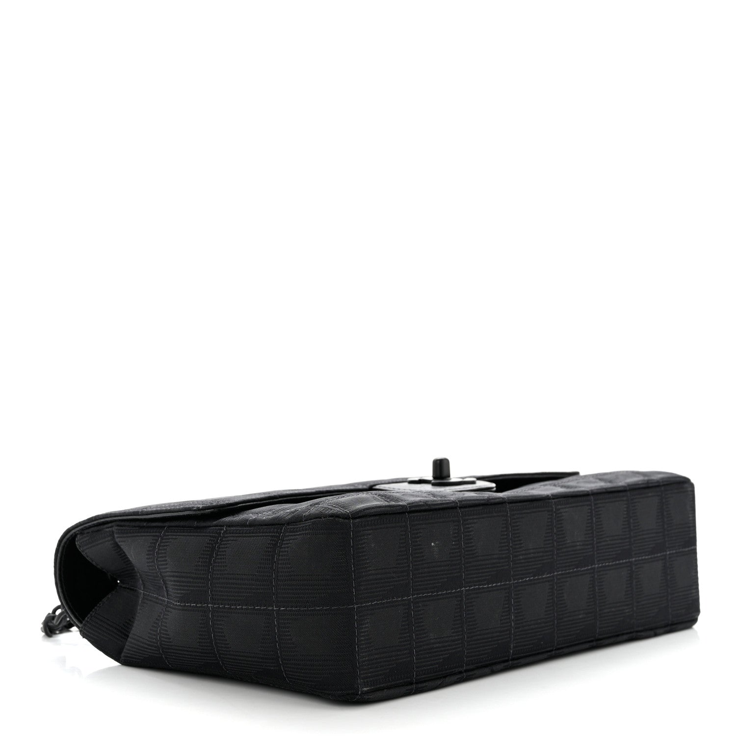 Chanel Nylon Medium Travel Flap Black 3 of 9