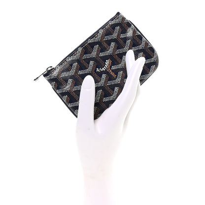Goyard Goyardine Nano Senat Key Pouch Navy 2 of 8
