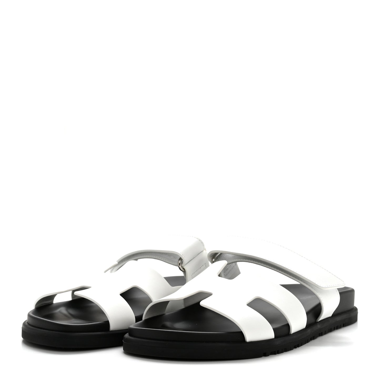 Calfskin Womens Chypre Sandals 39.5 White
