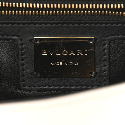 Bulgari Quilted Nappa Smooth Calfskin Serpenti Forever Diamond Blast Shoulder Bag Ivory 6 of 9