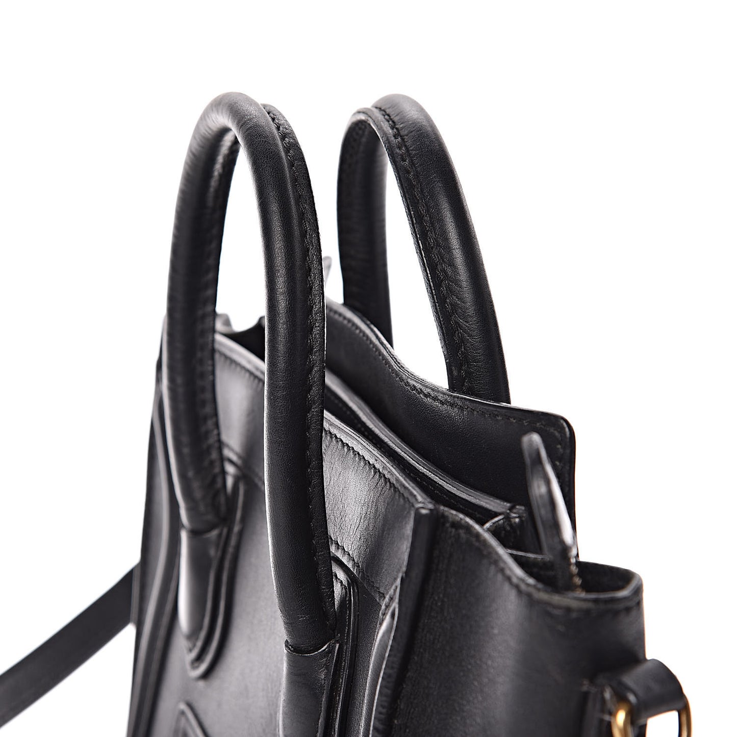 Smooth Calfskin Nano Luggage Black