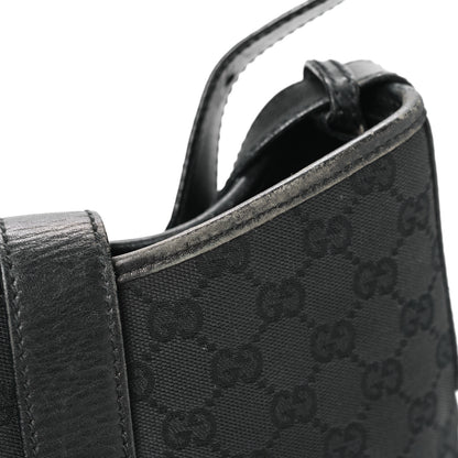 Gucci Monogram Piston Shoulder Bag Black 12 of 15