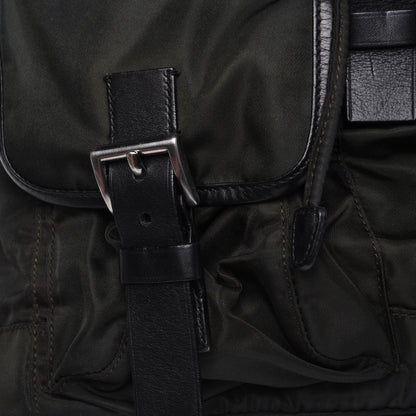 Prada Nylon Vela Medium Backpack Black 17 of 17