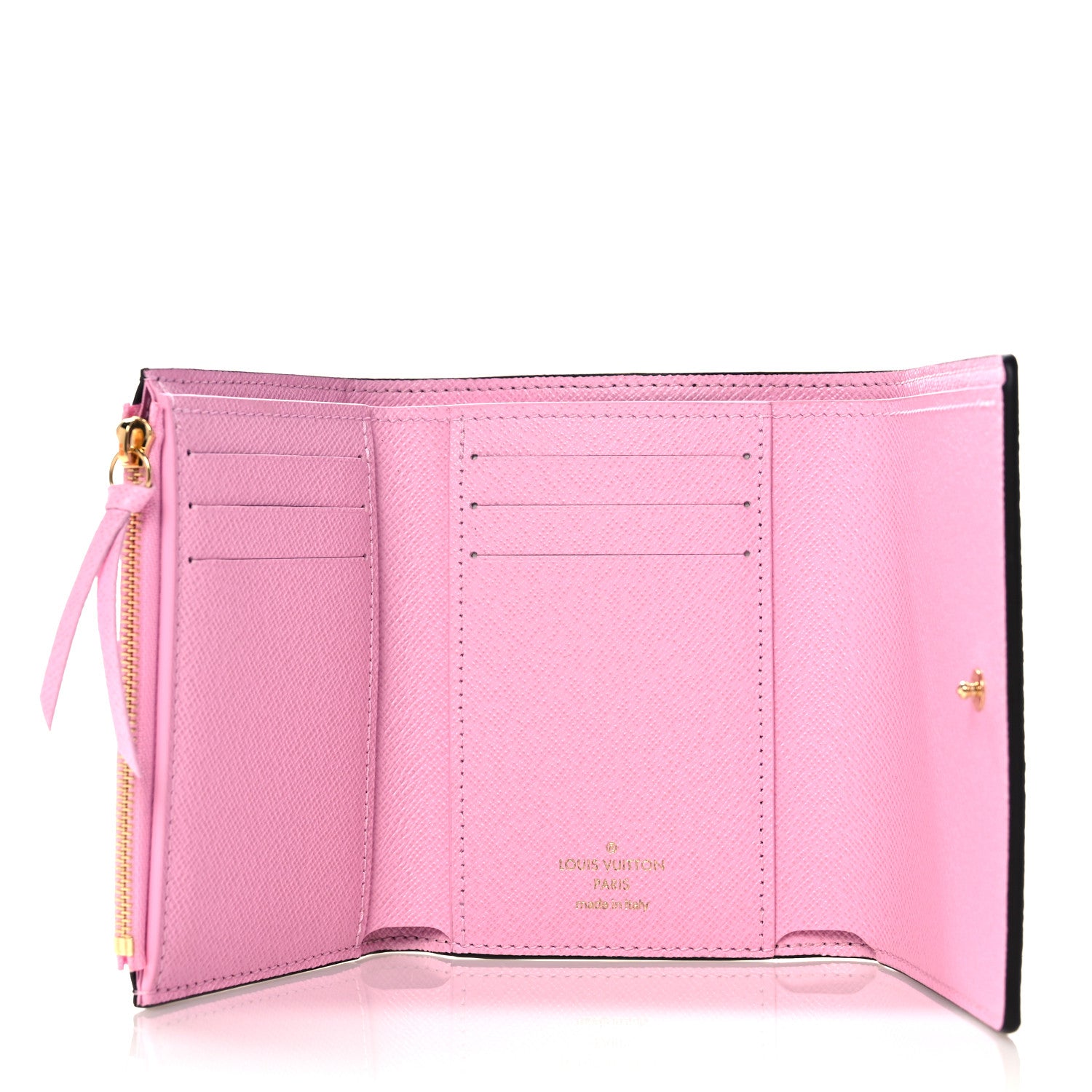 Louis Vuitton Monogram 2021 Christmas Animation Japanese Garden Victorine Wallet Wisteria Pink 5 of 7