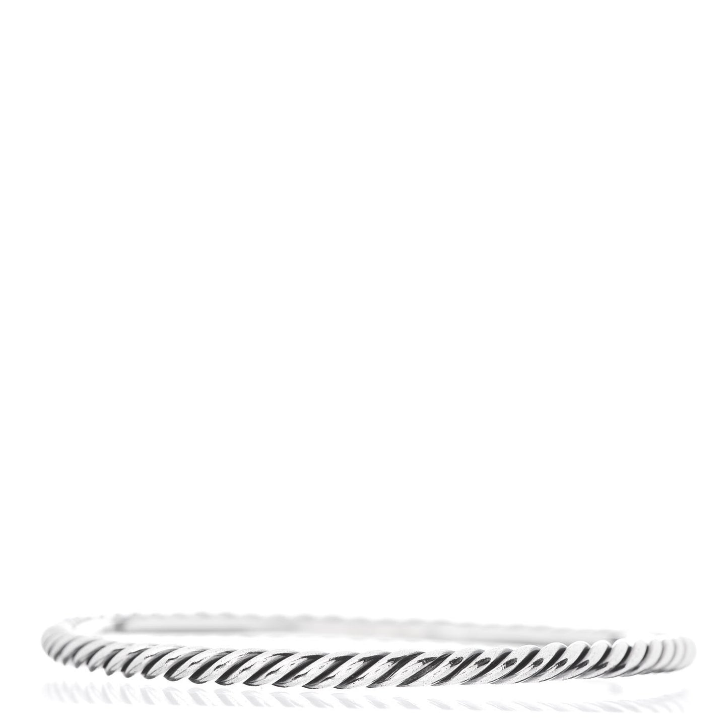 Sterling Silver Cable Bangle Bracelet