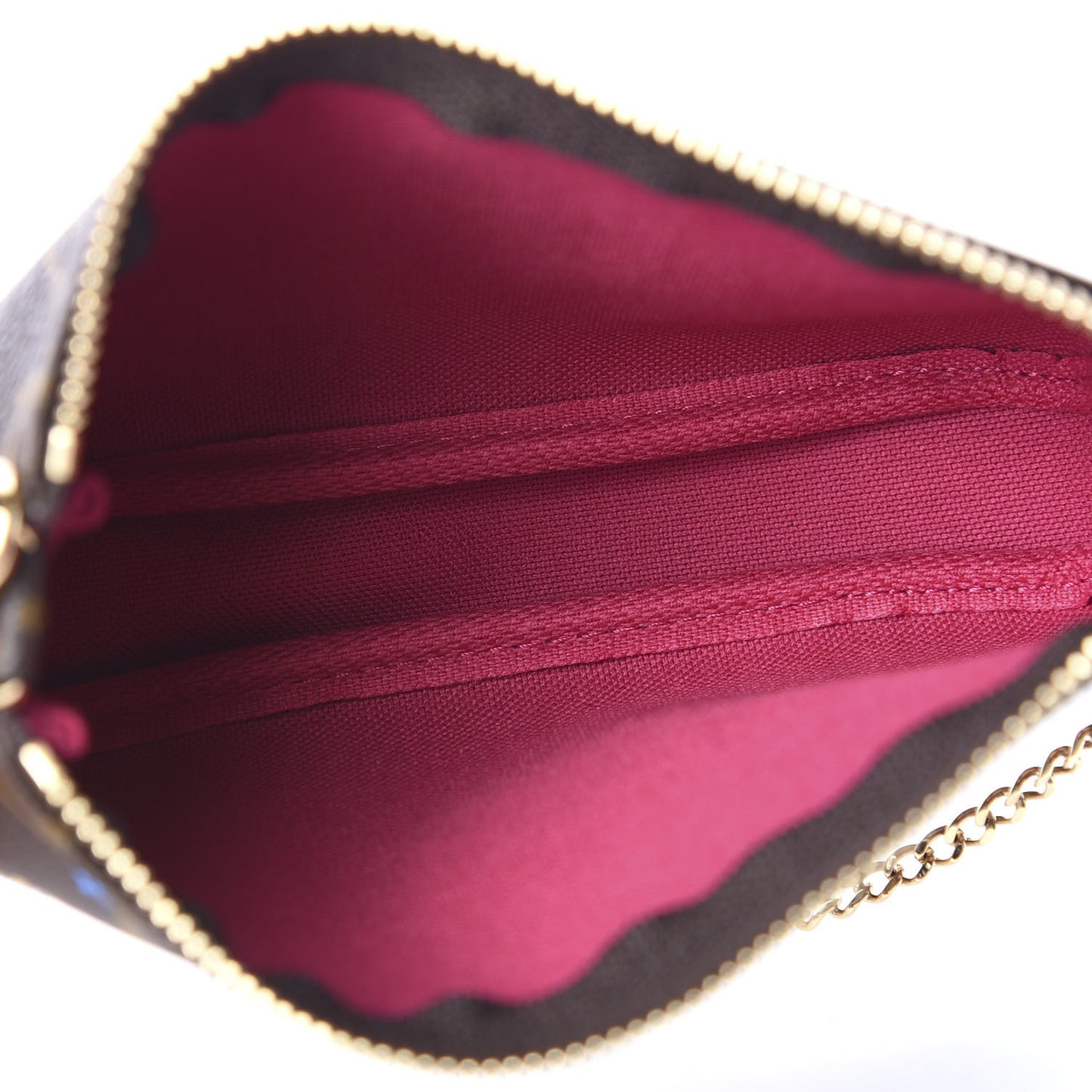 Monogram 2020 Christmas Animation Roller Coaster Mini Pochette Accessories Pivoine