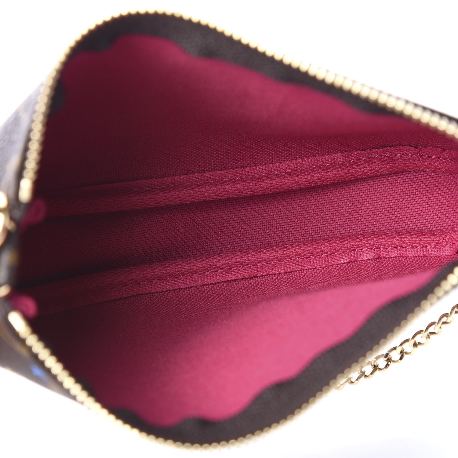 Louis Vuitton Monogram 2020 Christmas Animation Roller Coaster Mini Pochette Accessories Pivoine 4 of 7