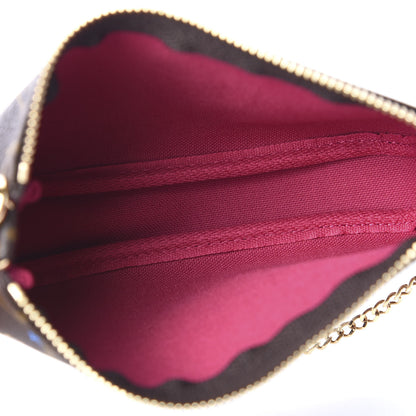 Louis Vuitton Monogram 2020 Christmas Animation Roller Coaster Mini Pochette Accessories Pivoine 4 of 7