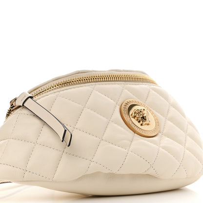 Versace Nappa Quilted Medusa Belt Bag White 8 of 11
