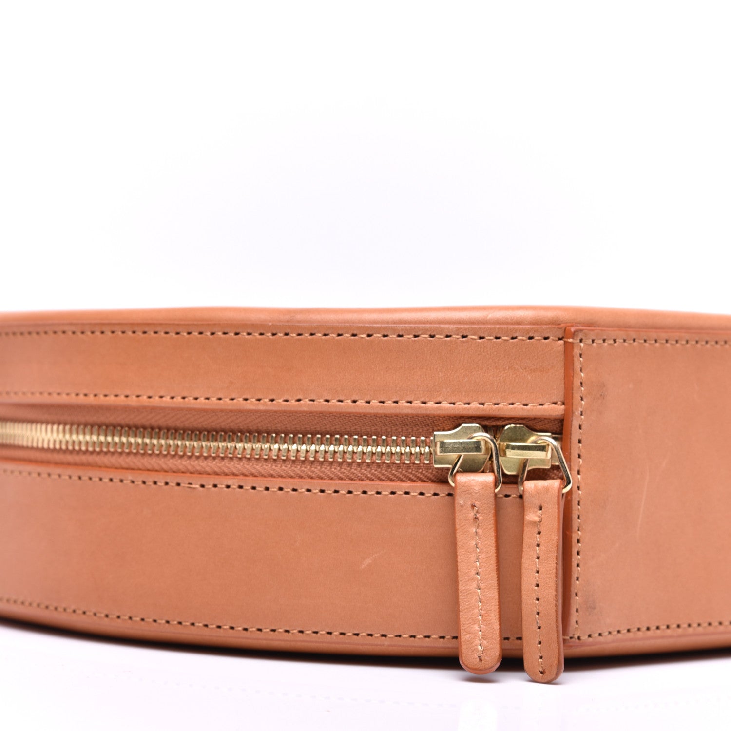 Mansur Gavriel Vegetable Tanned Calfskin Circle Bag Cammello 7 of 8