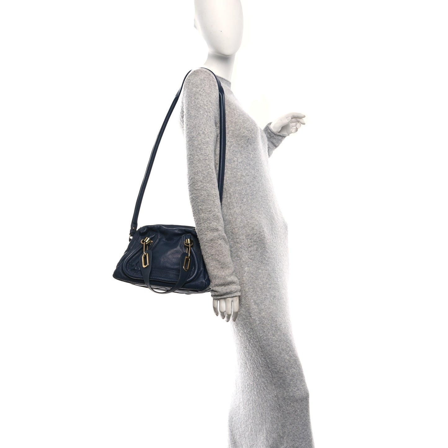 Calfskin Small Paraty Navy