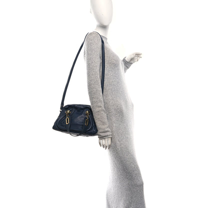 Chloe Calfskin Small Paraty Navy 2 of 10