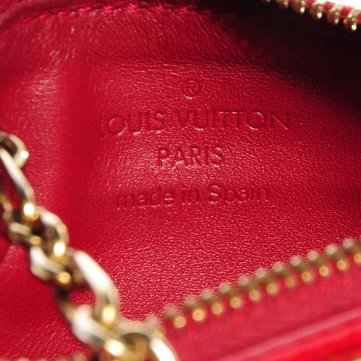 Louis Vuitton Vernis Key Pouch Pomme D'Amour 7 of 8