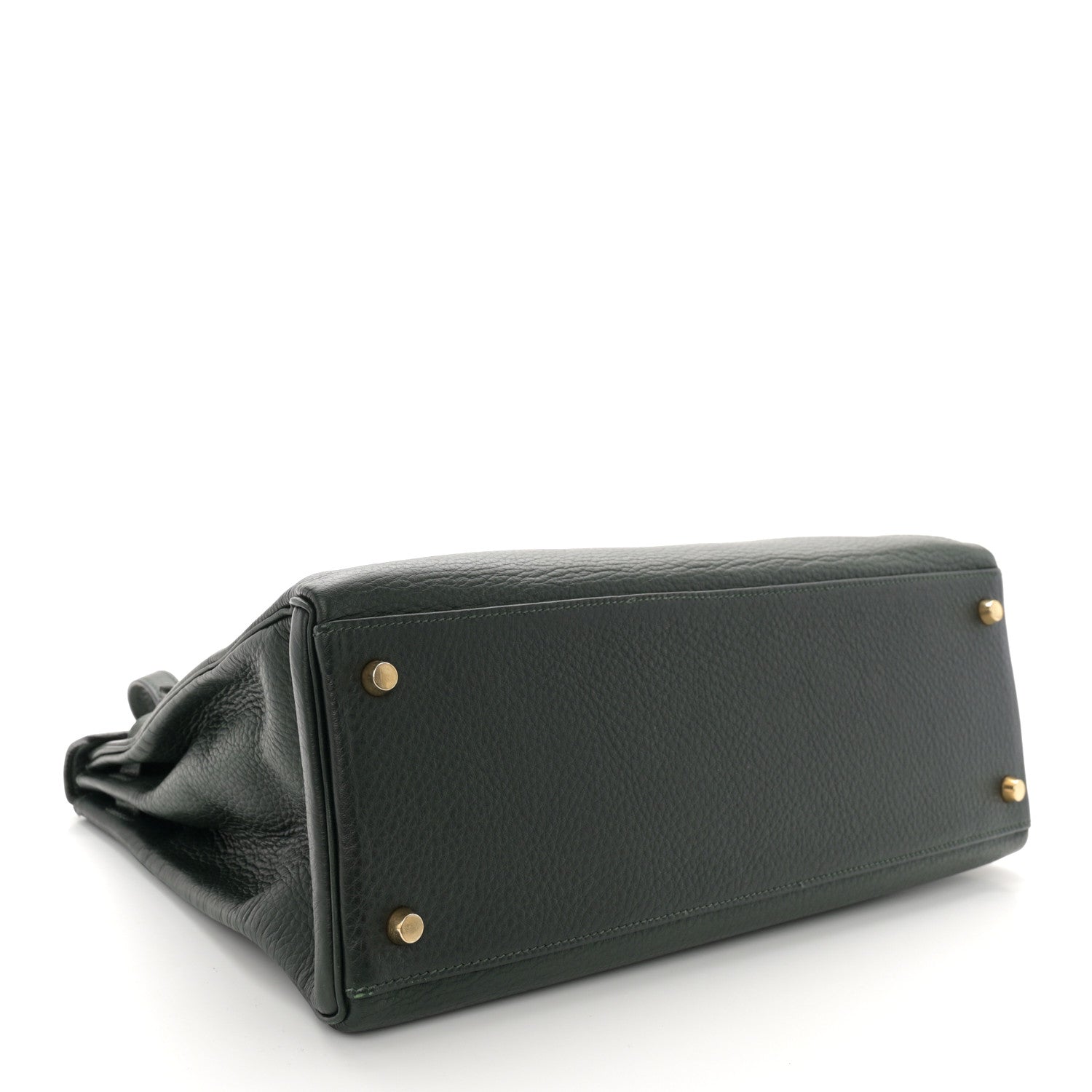 Hermes Taurillon Clemence Kelly Retourne 35 Vert Fonce 4 of 12