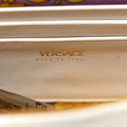 Versace Nappa Quilted Virtus Evening Bag White 6 of 9