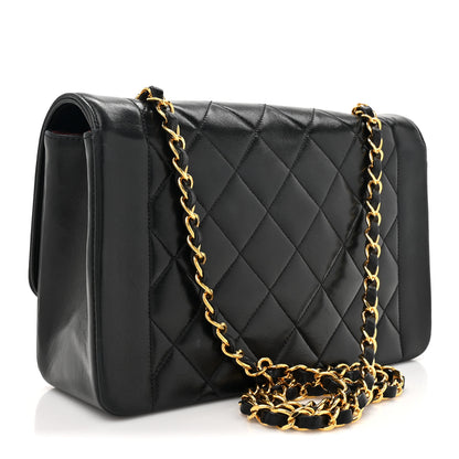 Chanel Lambskin Quilted Medium Single Flap Black 3 of 14