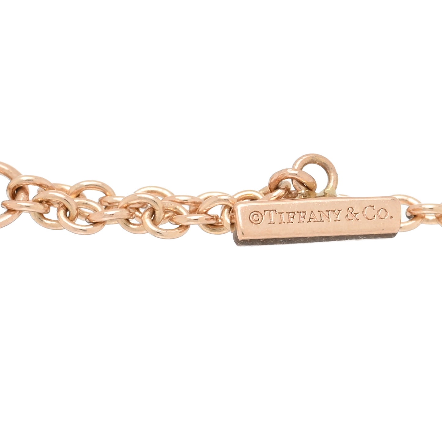 18K Rose Gold Mini T Smile Bracelet