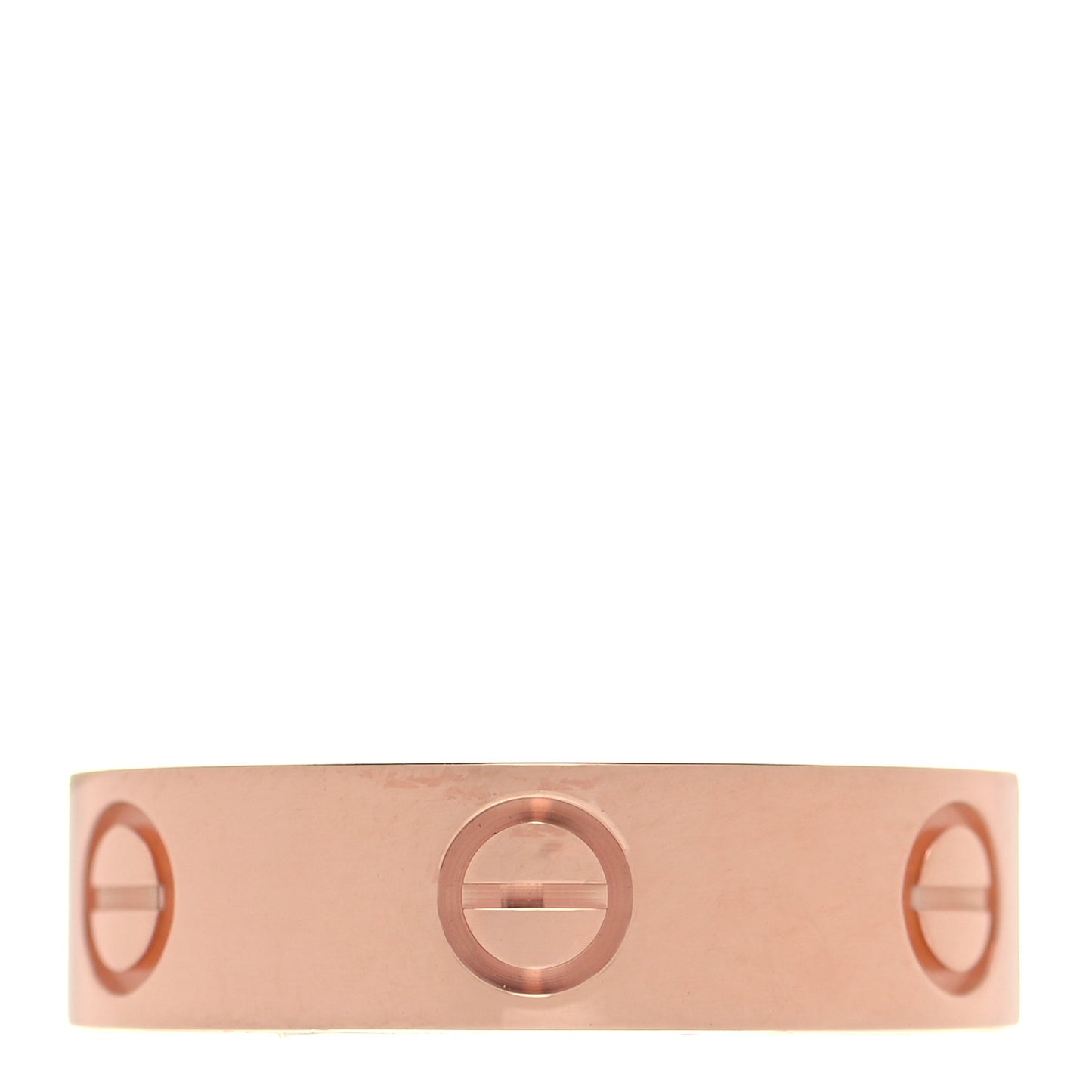 18K Pink Gold 5.5mm LOVE Ring 54 6.75