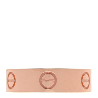 Cartier 18K Pink Gold 5.5mm LOVE Ring 54 6.75 3 of 5