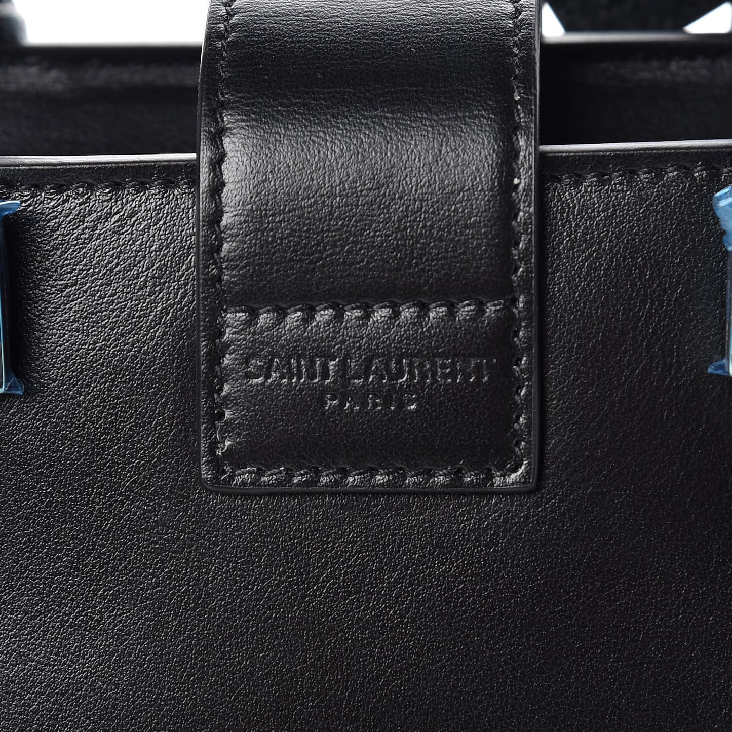 Calfskin Monogram Baby Cabas Black