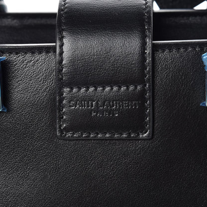 Saint Laurent Calfskin Monogram Baby Cabas Black 6 of 9